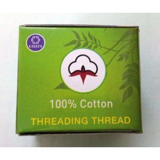 SET of 2 Spools Bella Green Eyebrow Threading Organic Cotton Thread Hair Removal
